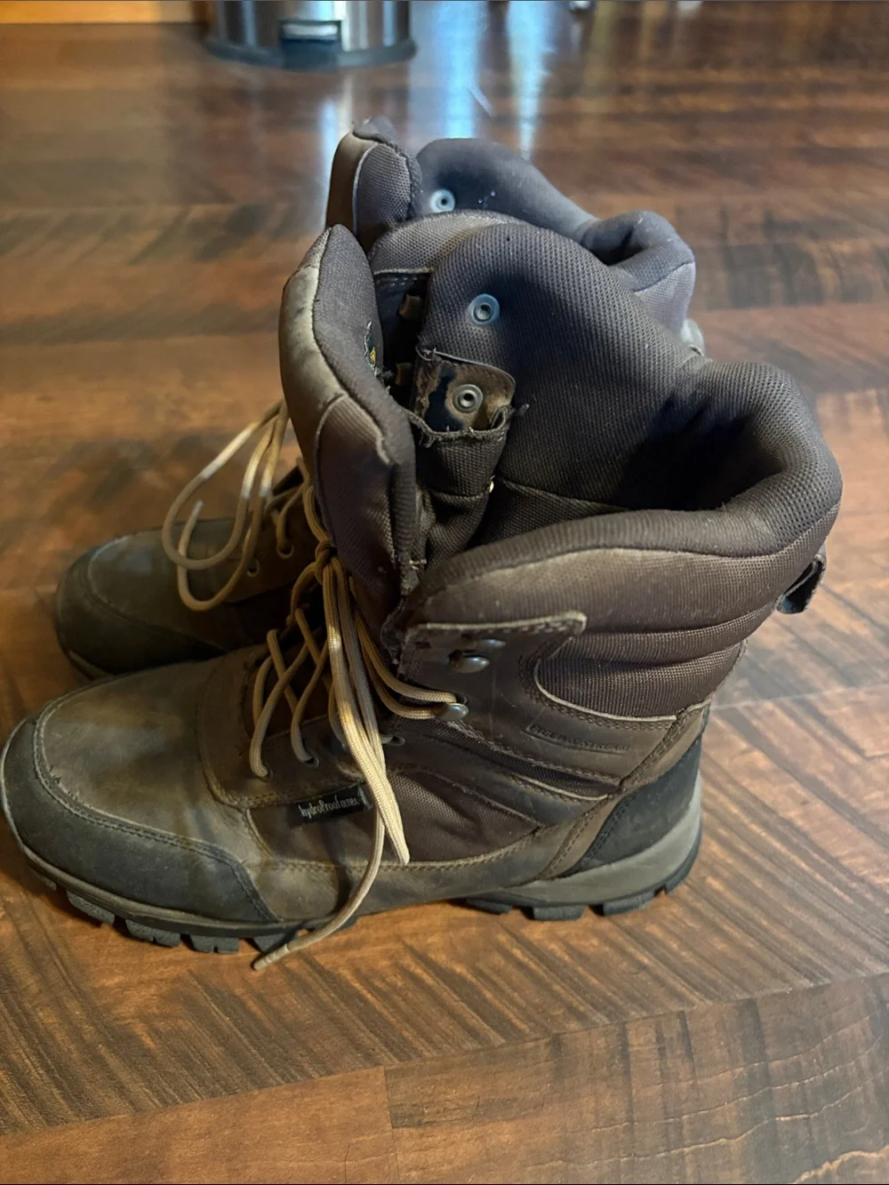 3M Thinsulate Men's Brown Lace-Up Insulated Hiking Boots